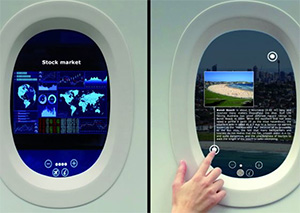Французы превратили иллюминаторы самолетов в планшеты - infork.ru