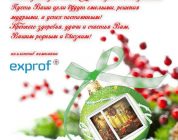 Компания «ЭксПроф» поздравляет с наступающим Новым годом и Рождеством!