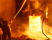 В Чехове горел завод по производству окон и дверей «Контур»