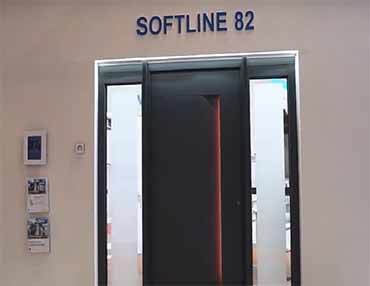 Входная дверь SOFTLINE 82 MD с заполнением ADECO - infork.ru